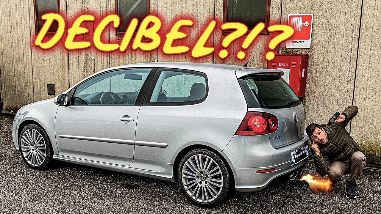 QUANTI DECIBEL FA LA TUA AUTO? GOLF MK5 R32 SUPERSPRINT